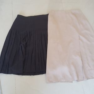 2 chanel skirts